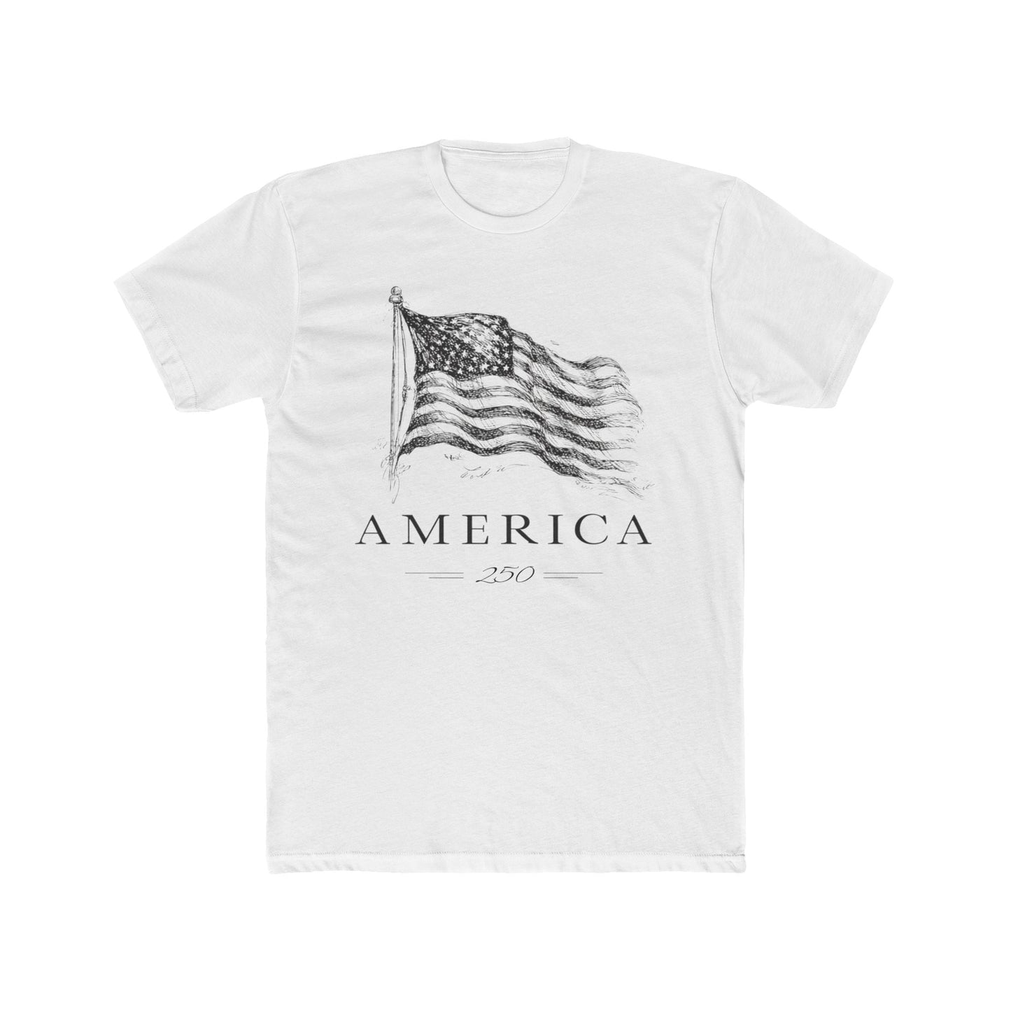 America's 250th Anniversary Vintage Flag T-Shirt - Patriotic USA Edition