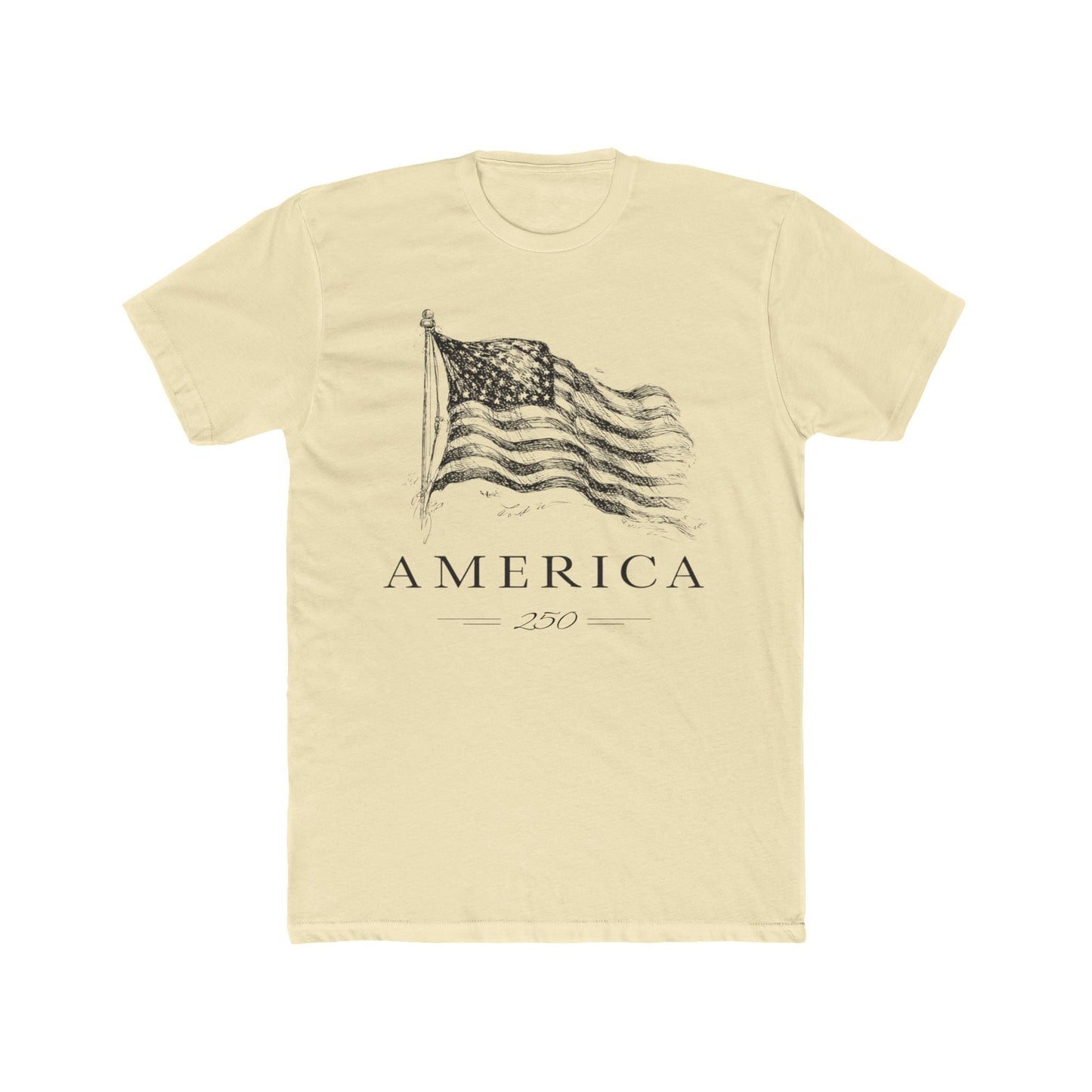 America's 250th Anniversary Vintage Flag T-Shirt - Patriotic USA Edition