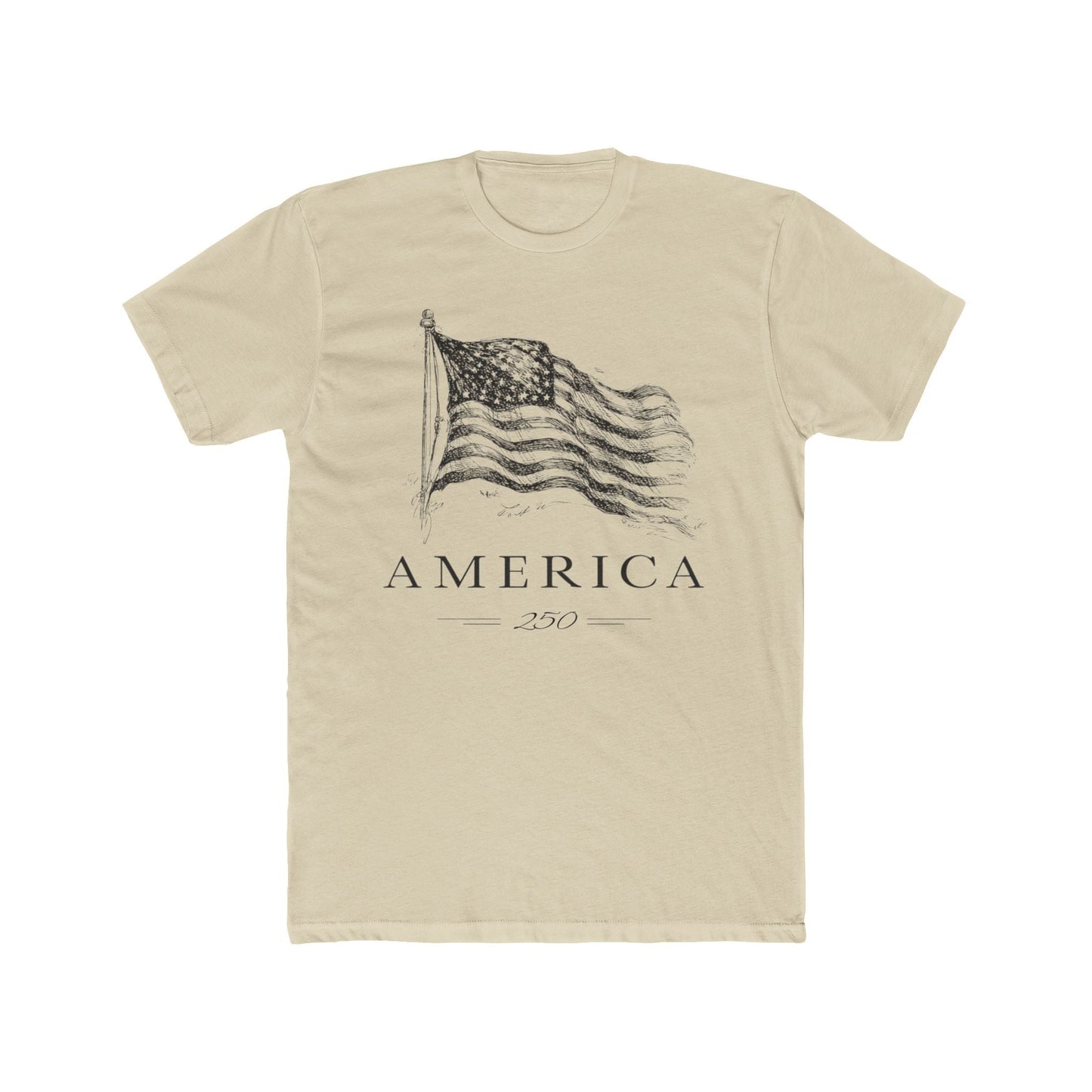 America's 250th Anniversary Vintage Flag T-Shirt - Patriotic USA Edition
