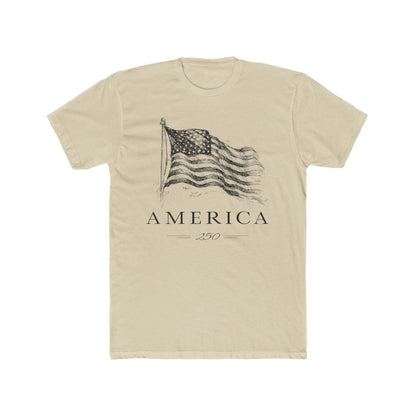 America's 250th Anniversary Vintage Flag T-Shirt - Patriotic USA Edition