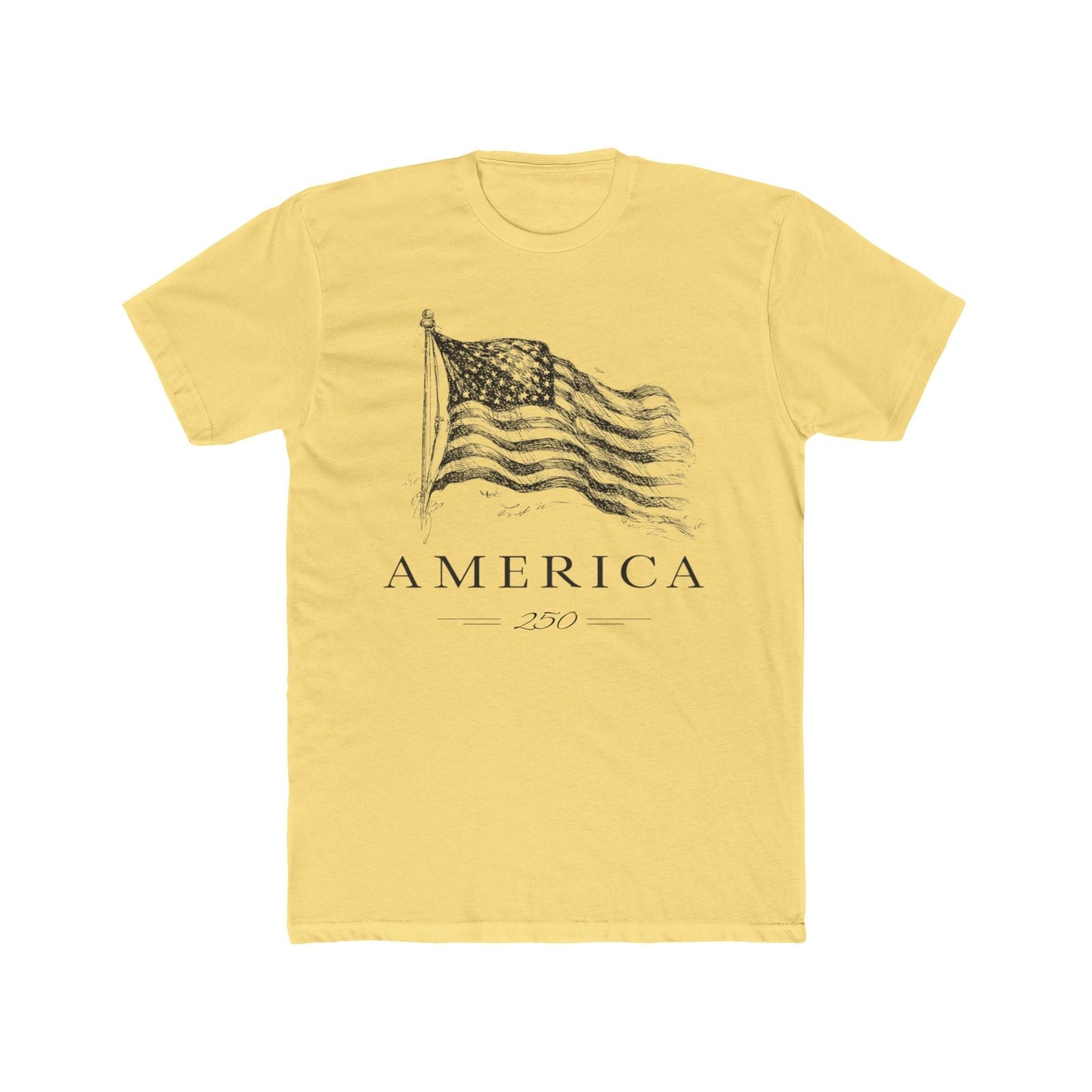 America's 250th Anniversary Vintage Flag T-Shirt - Patriotic USA Edition
