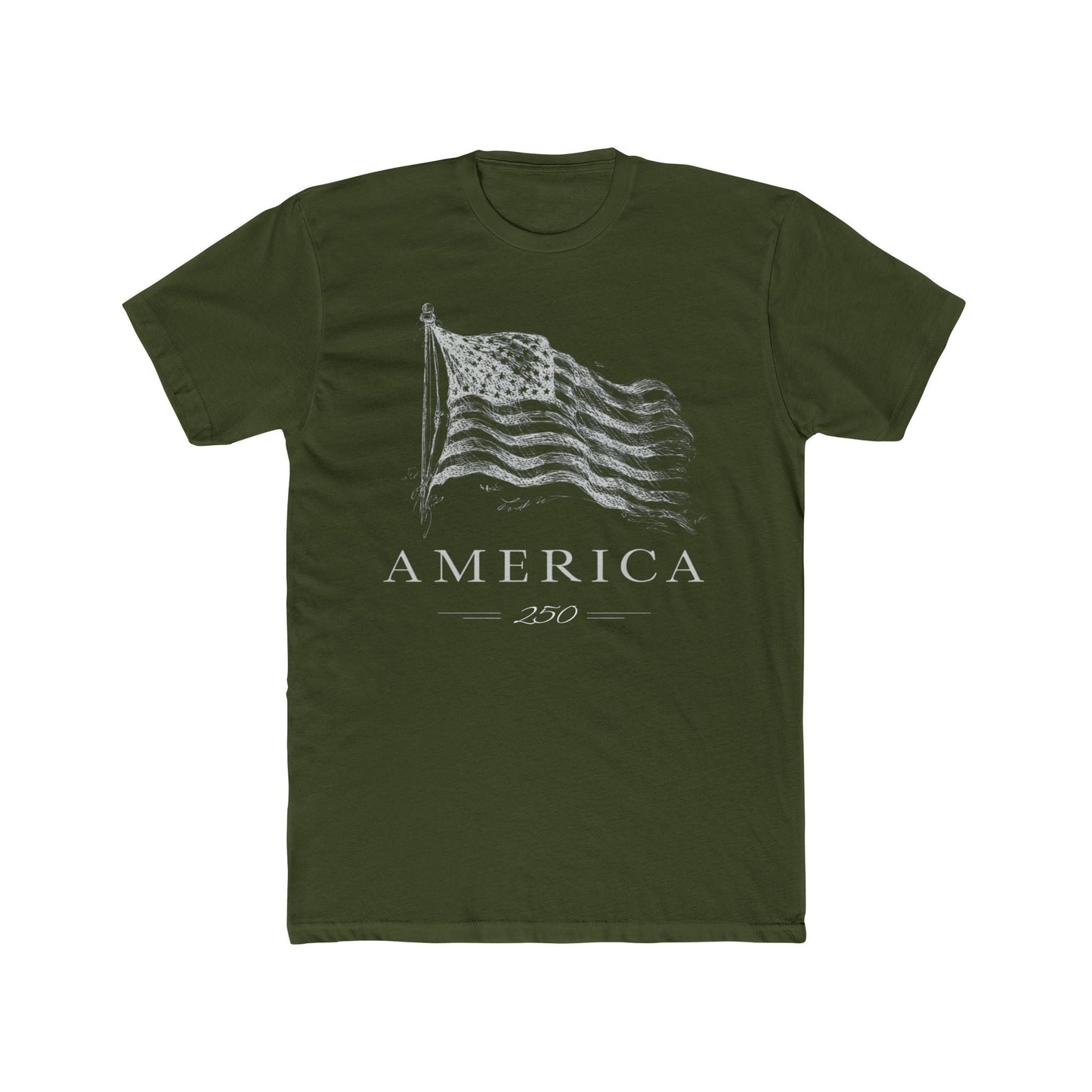 America's 250th Anniversary Vintage Flag T-Shirt - Patriotic USA Edition