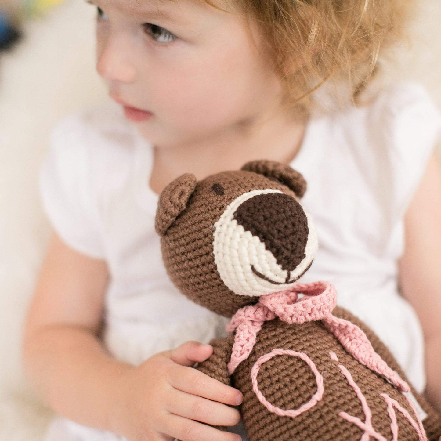 Atty the Bear Brown Stuffed Animal