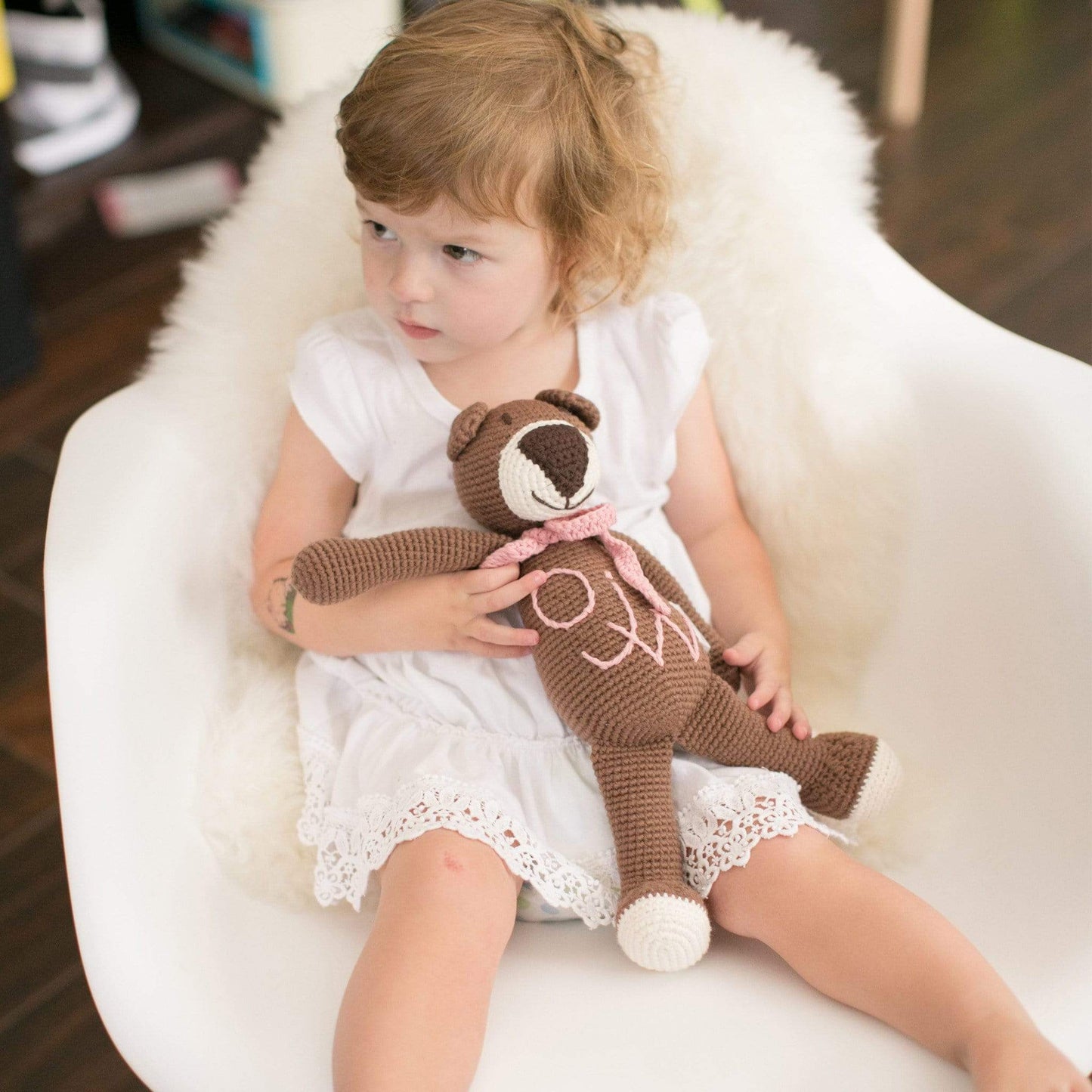 Atty the Bear Brown Stuffed Animal