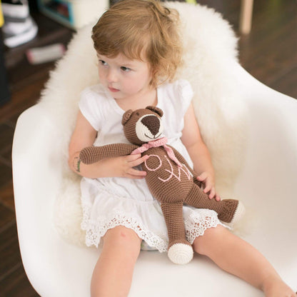 Atty the Bear Brown Stuffed Animal