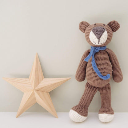 Atty the Bear Brown Stuffed Animal