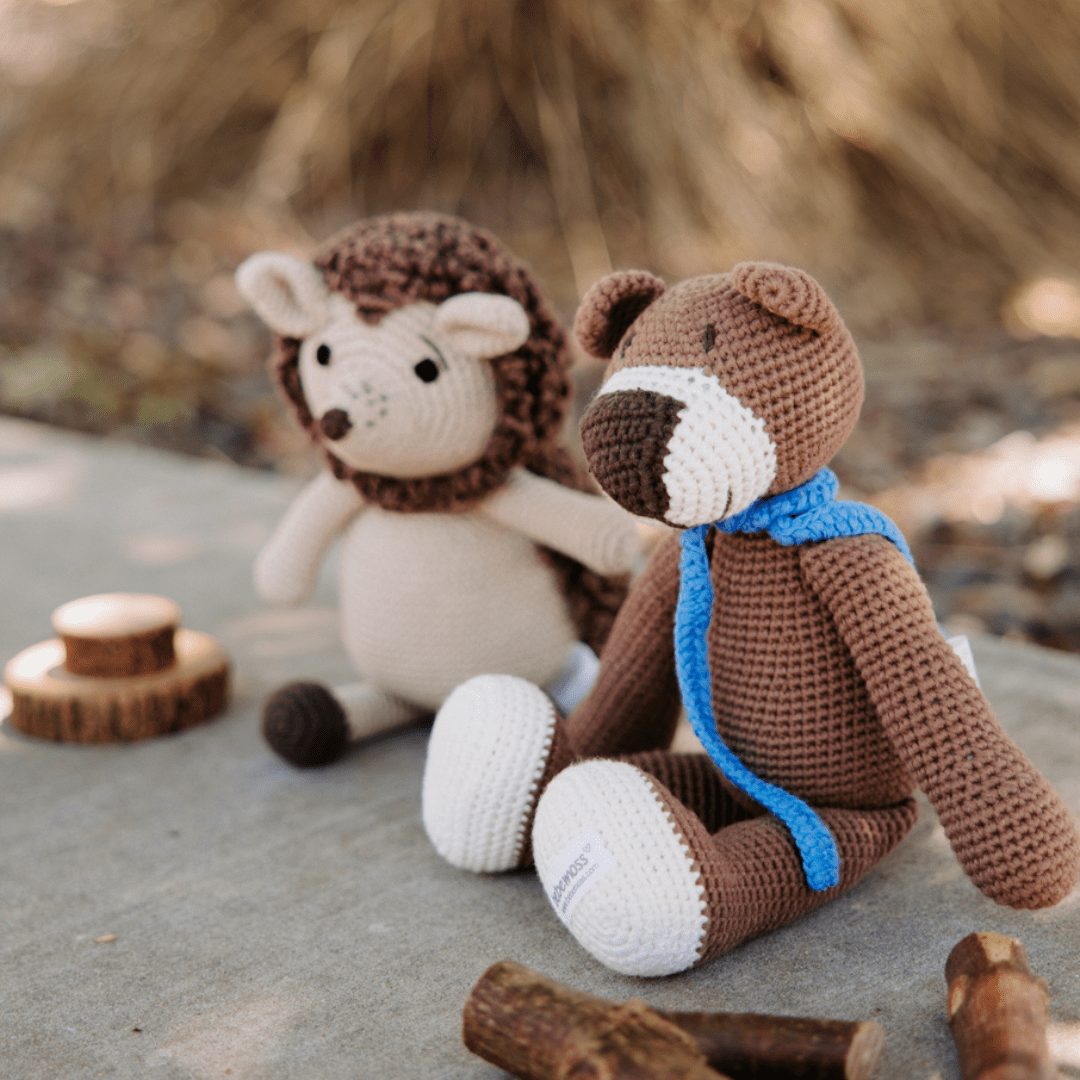 Atty the Bear Brown Stuffed Animal