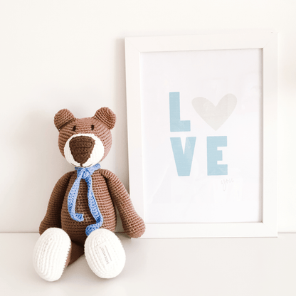 Atty the Bear Brown Stuffed Animal