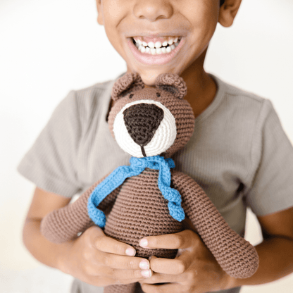Atty the Bear Brown Stuffed Animal