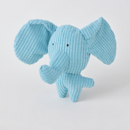 Milou and Lumi Elephant Plush Squeaky Dog Toy