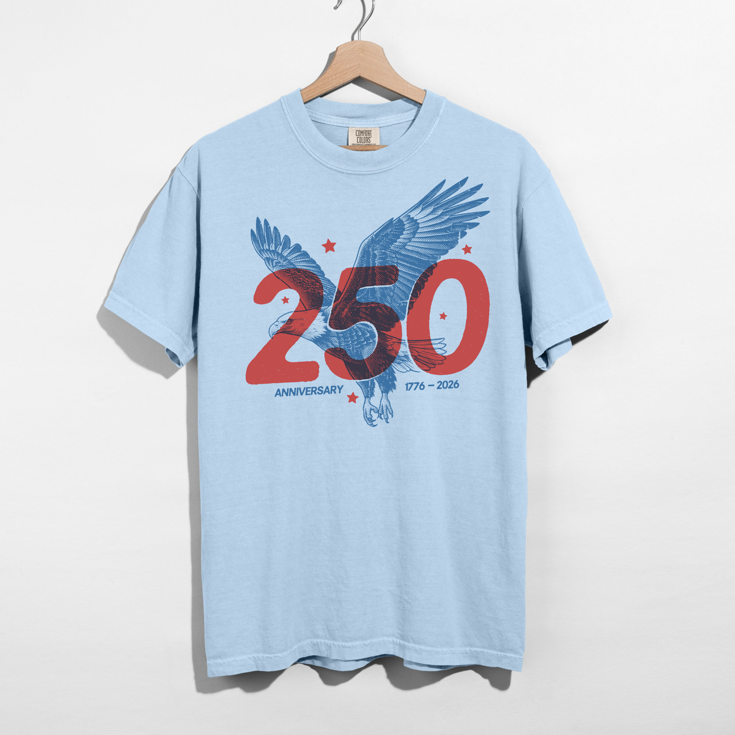 America 250 Eagle Graphic Tee - 2026 Patriotic Anniversary Unisex Shirt