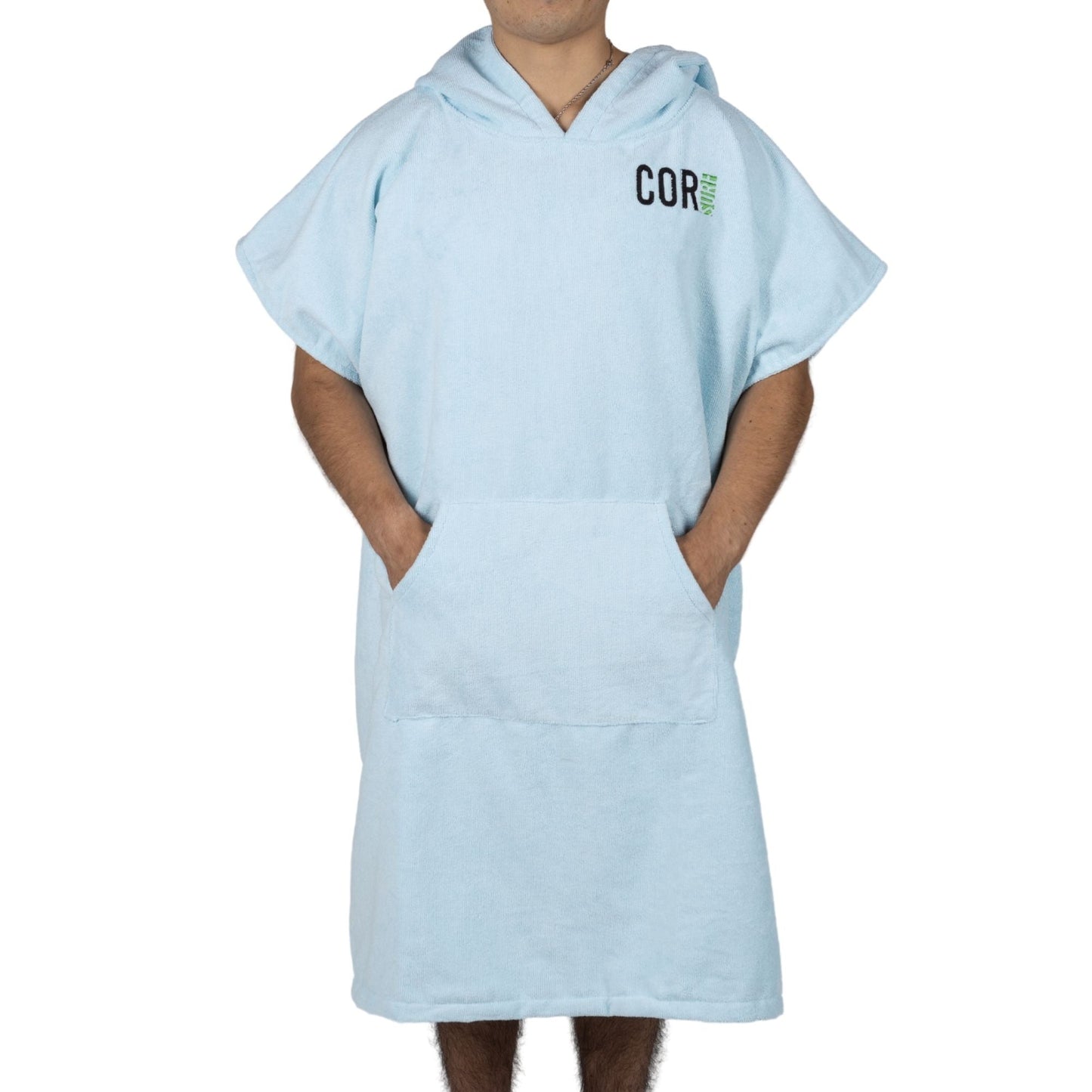 Microfiber Changing Towel Poncho - COR Surf Solid Colors, Unisex, Medium and Large