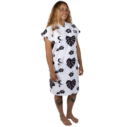 Hawaiian Print Microfiber Changing Poncho - COR Surf, Medium, Unisex