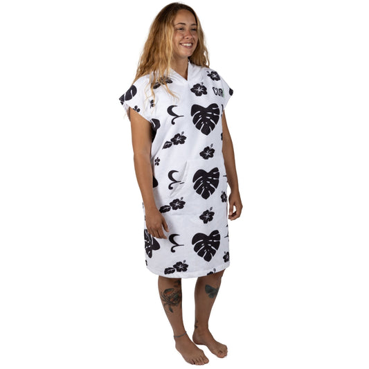 Hawaiian Print Microfiber Changing Poncho - COR Surf, Medium, Unisex