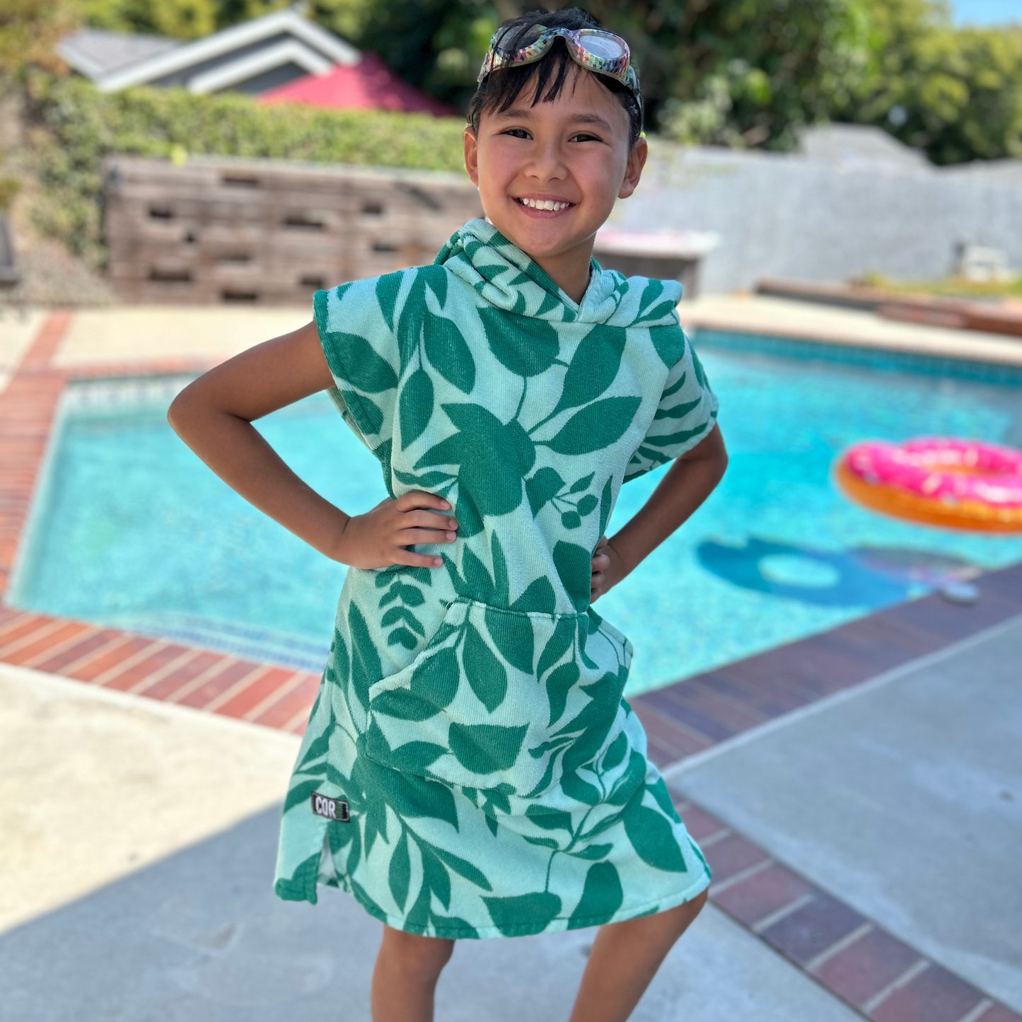 Kids Microfiber Changing Towel Poncho - COR Surf Kailua, Small (Ages 3-8)