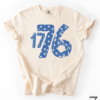 1776 Stars Tee, 7 Colors, Comfort Colors Screen Print