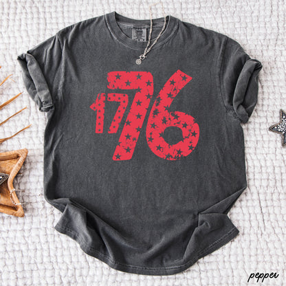 1776 Stars Tee, 7 Colors, Comfort Colors Screen Print