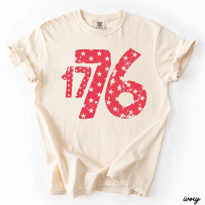 1776 Stars Tee, 7 Colors, Comfort Colors Screen Print