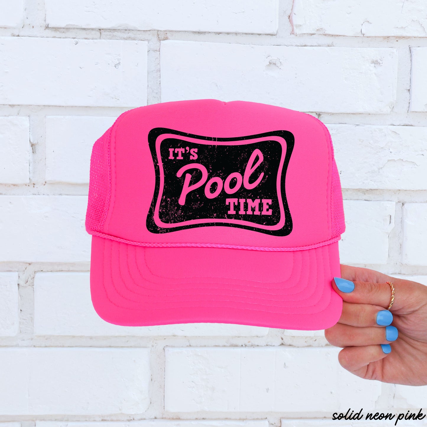 It's Pool Time Trucker Hat