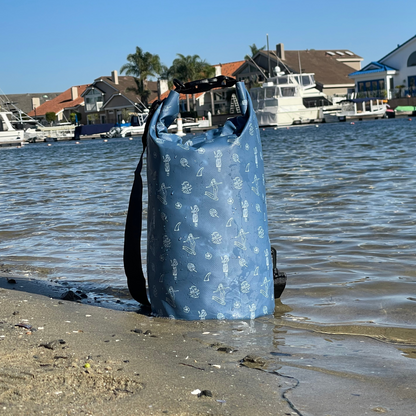 Hawaiian Print Waterproof Dry Bag - COR Surf, Ripstop, 3L to 15L