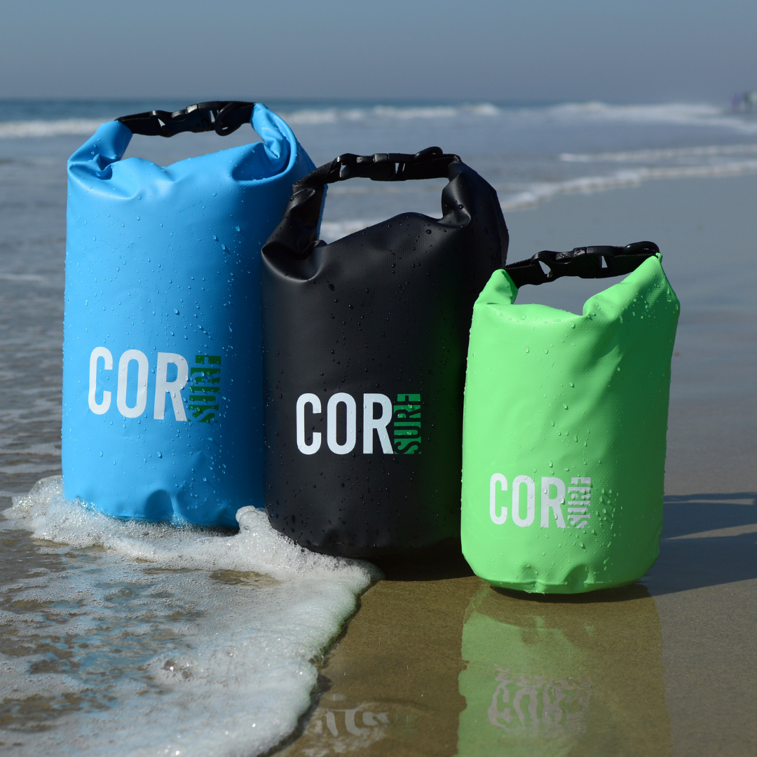 Waterproof Dry Bag Set - COR Surf, Ripstop Tarpaulin, 3-Pack or 4-Pack