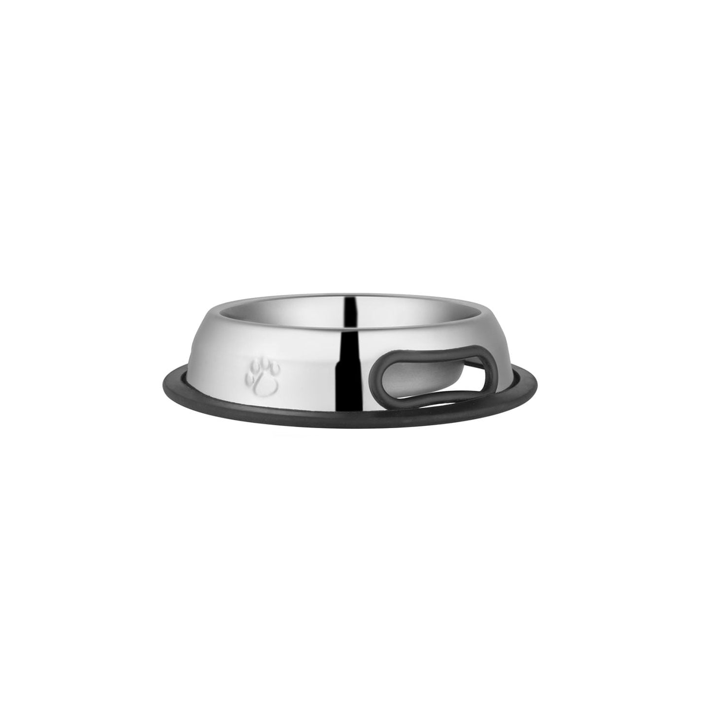 Jeffers Embossed No-Tip Anti-Skid Stainless Steel Pet Bowls for Dogs and Cats