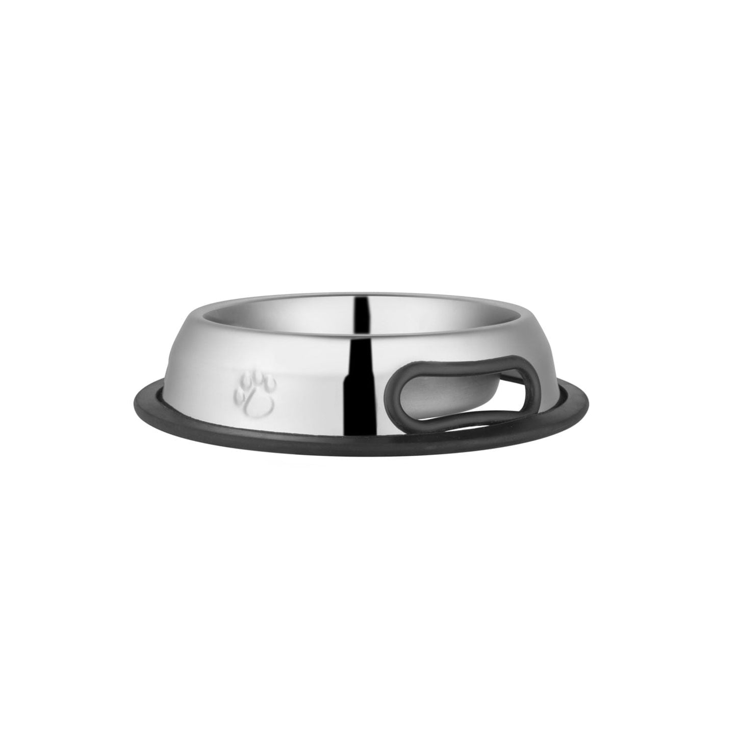 Jeffers Embossed No-Tip Anti-Skid Stainless Steel Pet Bowls for Dogs and Cats