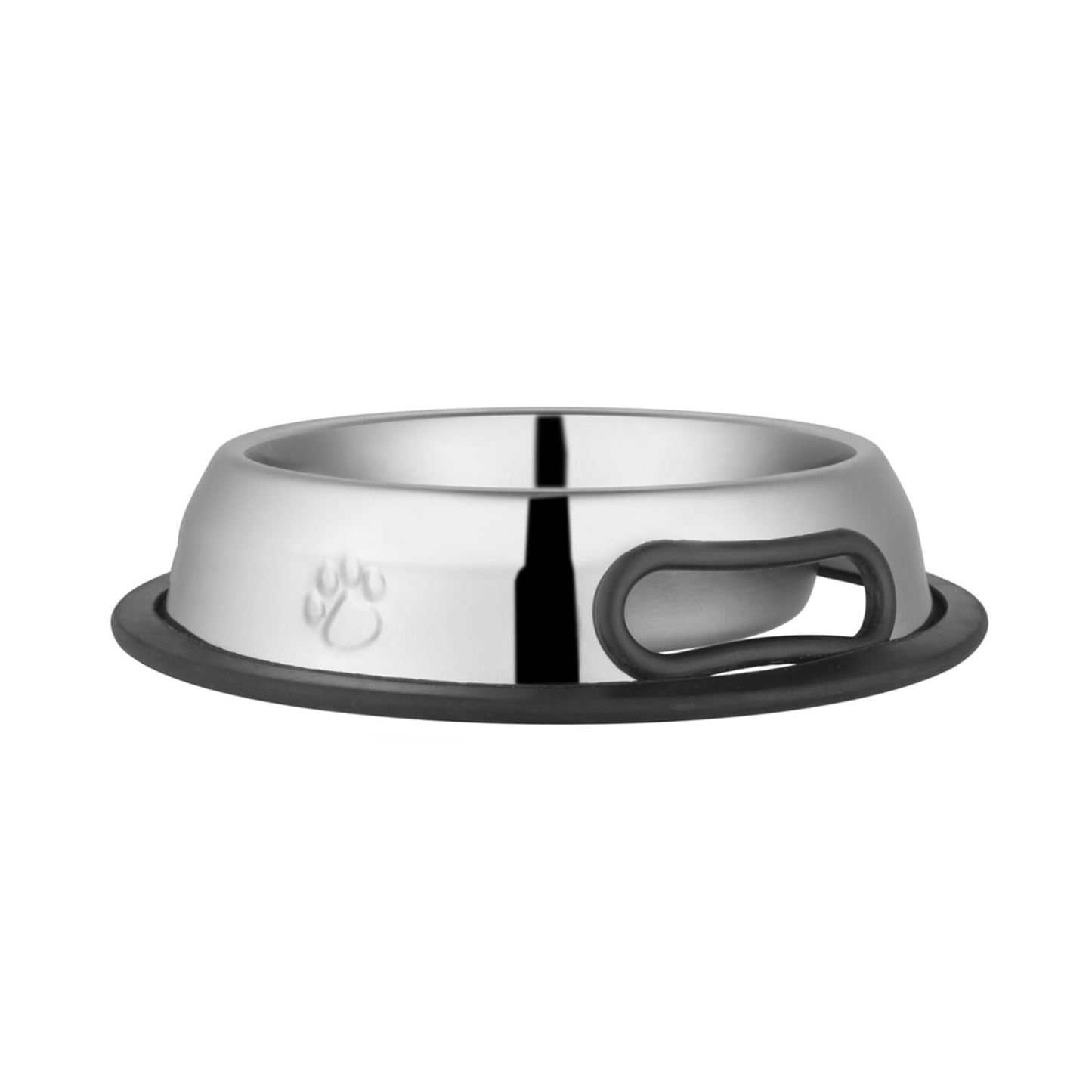Jeffers Embossed No-Tip Anti-Skid Stainless Steel Pet Bowls for Dogs and Cats