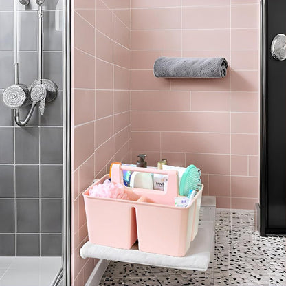 Enjoy Organizer 3-Compartment Shower Caddy with Handle, Made in USA