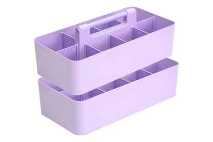 Enjoy Organizer Portable Caddy with 8 Compartments, 2-Pack, Made in USA