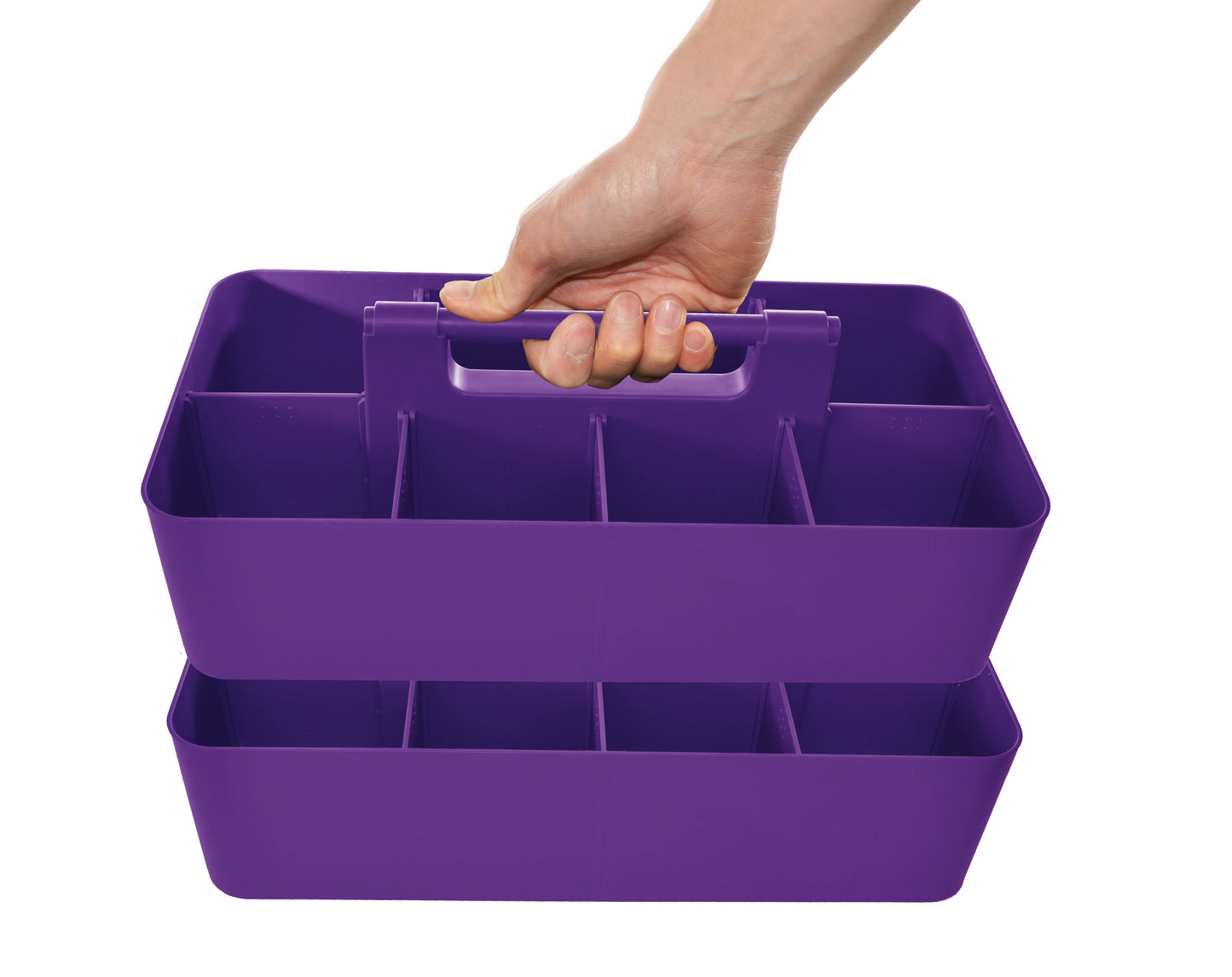 Enjoy Organizer Portable Caddy with 8 Compartments, 2-Pack, Made in USA