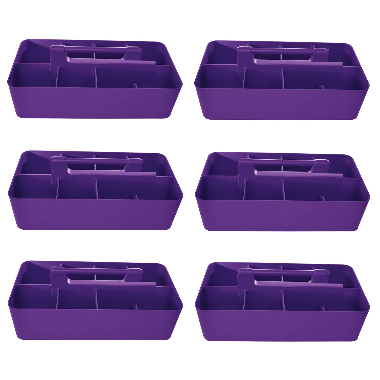Enjoy Organizer Portable Caddy with 8 Compartments, 6-Pack, Made in USA