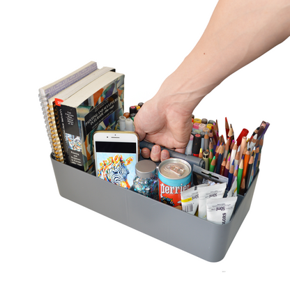 Enjoy Organizer Portable Caddy with 8 Compartments, 2-Pack, Made in USA