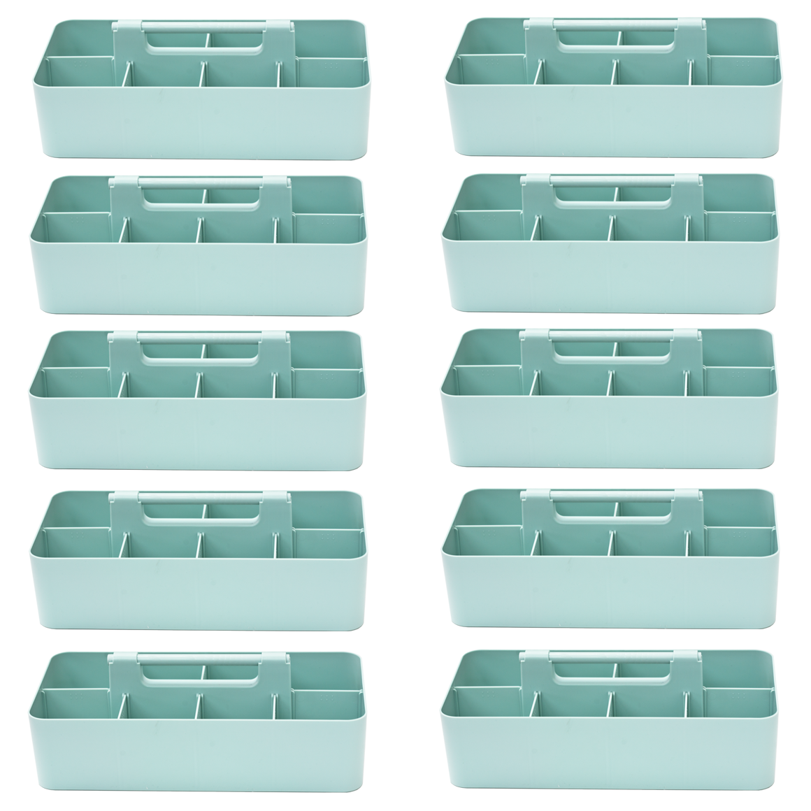 Enjoy Organizer Portable Caddy with 8 Compartments, 10-Pack, Made in USA