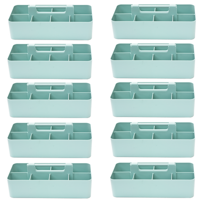 Enjoy Organizer Portable Caddy with 8 Compartments, 10-Pack, Made in USA