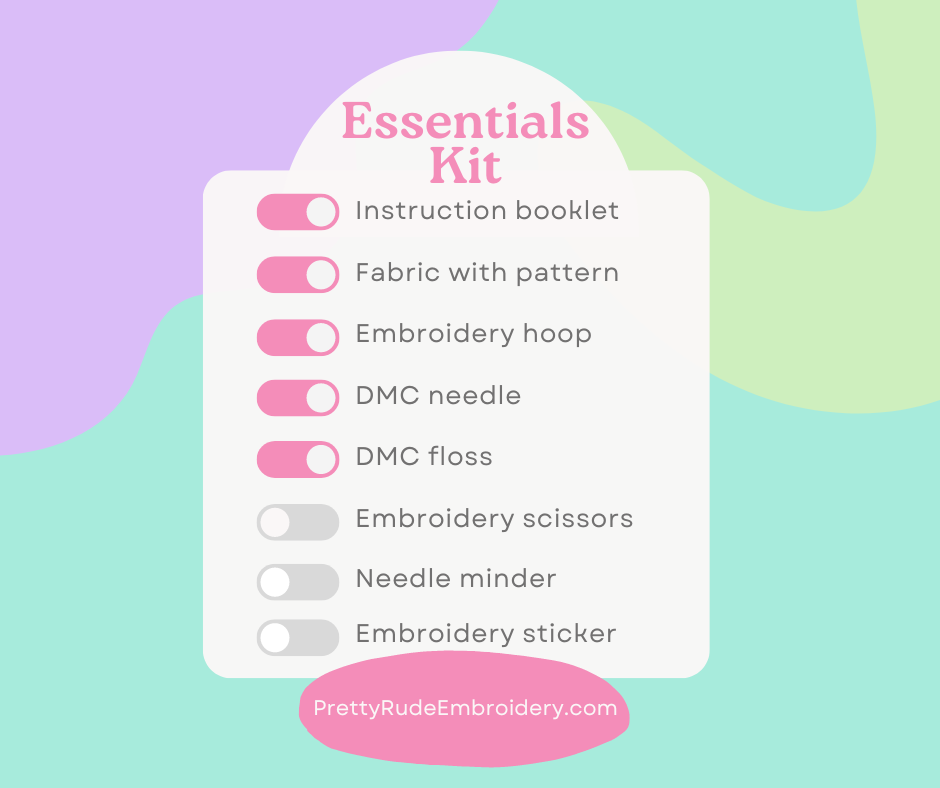 Wash Your F**king Hands 2.0 Beginner Embroidery Kit