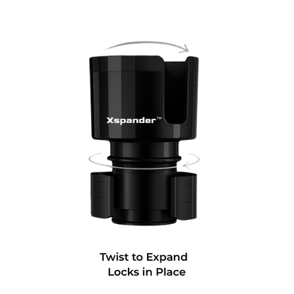 Xspander Universal Twist-to-Lock Cup Holder Expander