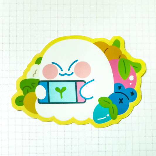 Cozy Gamer Waterproof Vinyl Sticker
