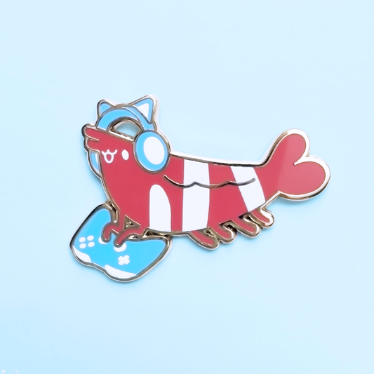 Gamer Krill Hard Enamel Pin