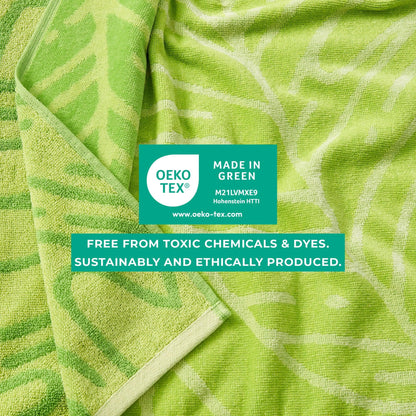 100% Cotton Vibrant Beach Towels 2-Pack - Boca Collection, 30" x 60"
