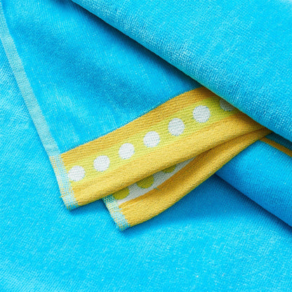 100% Cotton Jacquard Beach Towels 2-Pack - Playa Collection, 30" x 60"