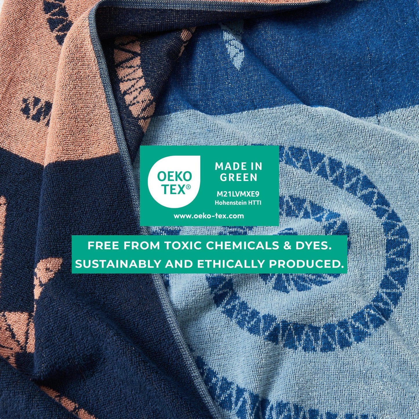100% Cotton Jacquard Beach Towels 2-Pack - Playa Collection, 30" x 60"