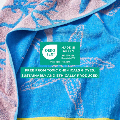 100% Cotton Jacquard Beach Towels 2-Pack - Playa Collection, 30" x 60"