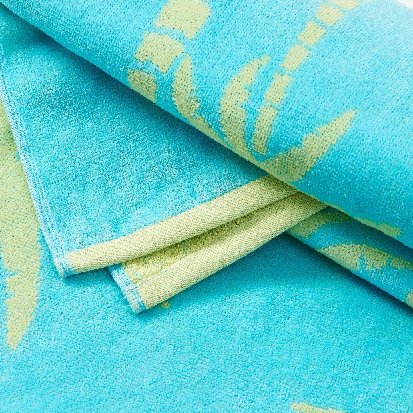 100% Cotton Jacquard Beach Towels 2-Pack - Playa Collection, 30" x 60"