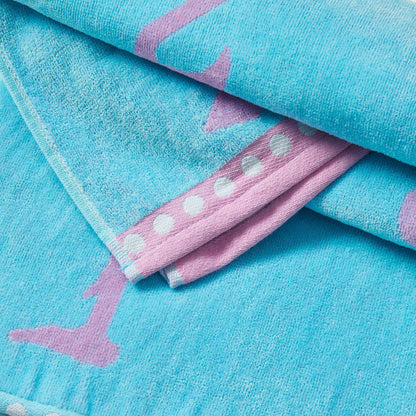100% Cotton Jacquard Beach Towels 2-Pack - Playa Collection, 30" x 60"