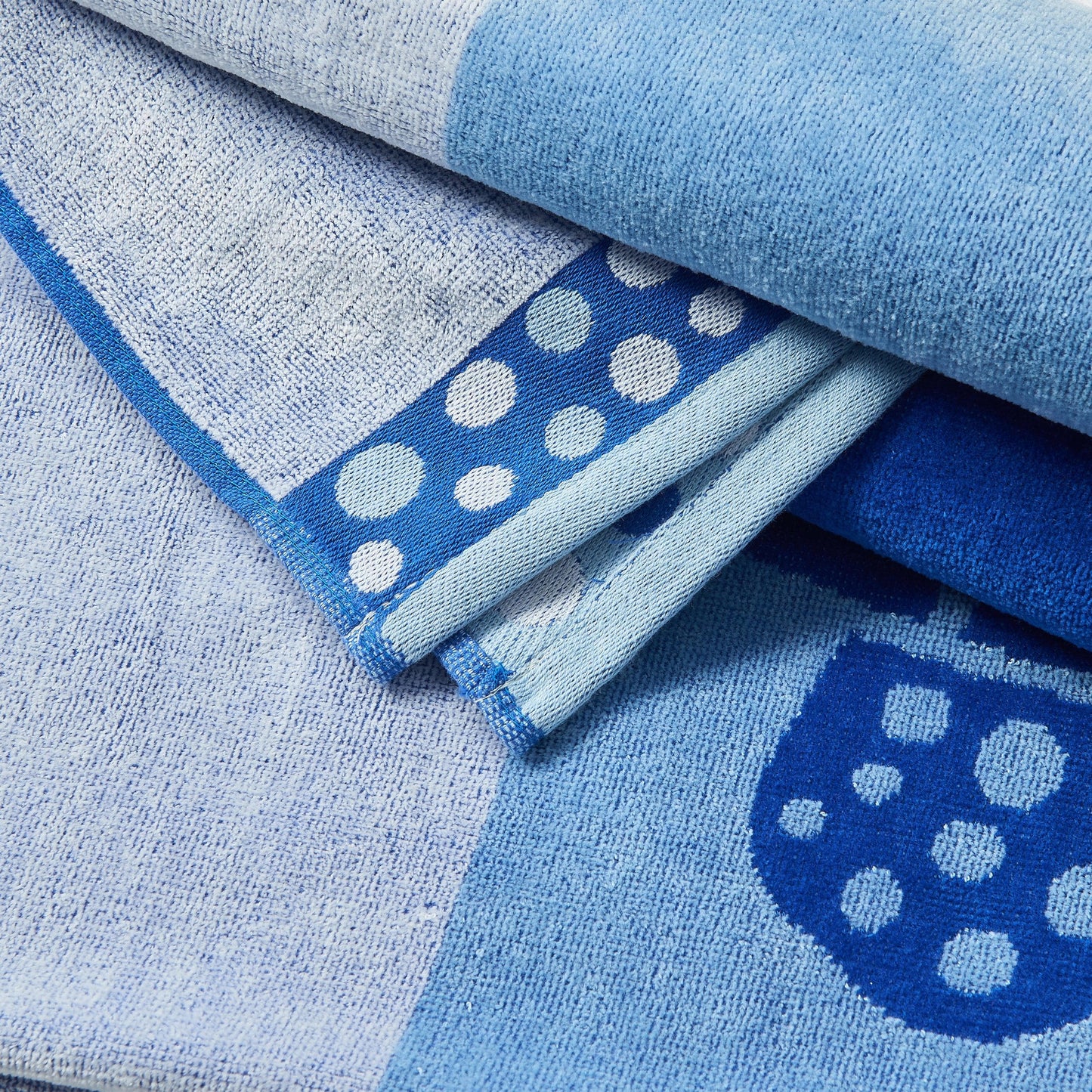100% Cotton Jacquard Beach Towels 2-Pack - Playa Collection, 30" x 60"