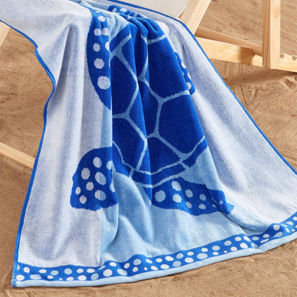 100% Cotton Jacquard Beach Towels 2-Pack - Playa Collection, 30" x 60"