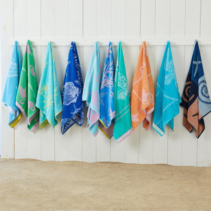 100% Cotton Jacquard Beach Towels 2-Pack - Playa Collection, 30" x 60"
