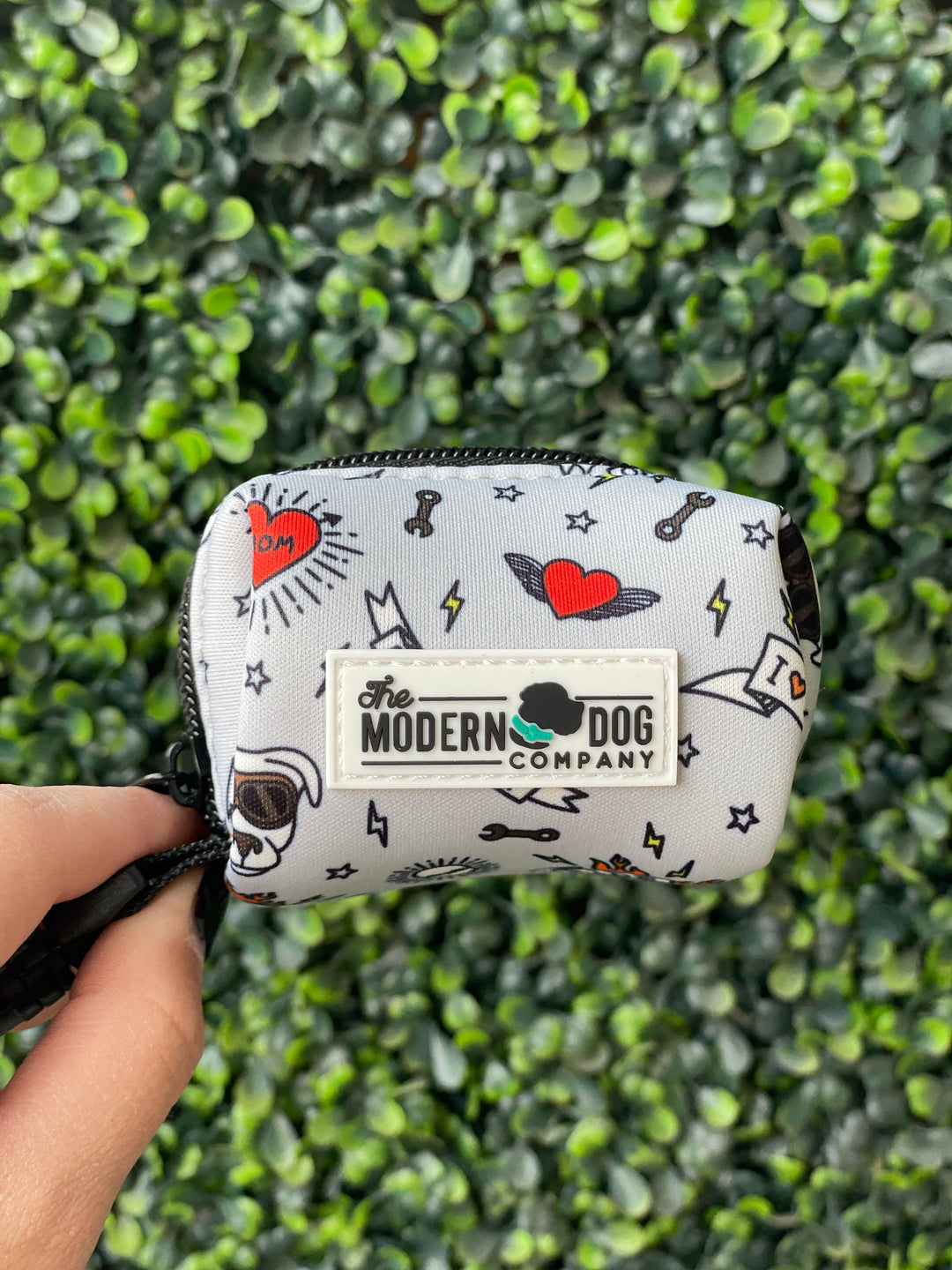 The Modern Dog Company Bad to the Bone Poop Bag Holder