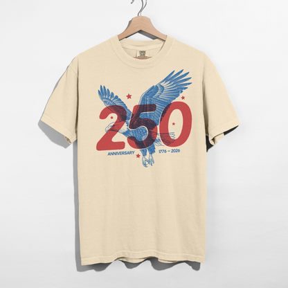 America 250 Eagle Graphic Tee - 2026 Patriotic Anniversary Unisex Shirt